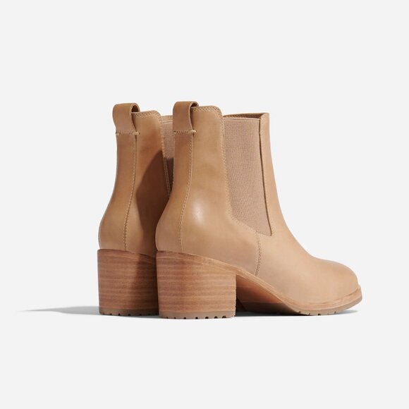 NEW Nisolo Ana Go-To Heeled Chelsea Boot in almond, size 10 - Picture 2 of 7